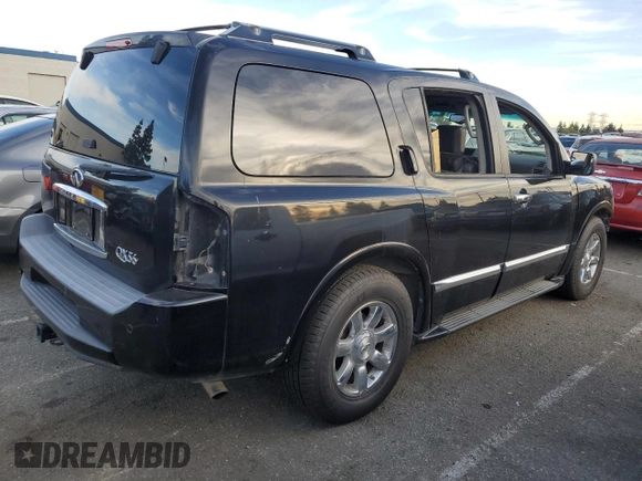 2004 Infiniti QX56 with VIN 5N3AA08A44N811844, listed as a Copart auction lot 81767923 with 224,847 mi miles and Salvage Title. Bid and sale history available at carsss.com. Image 3.