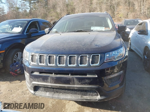 2017 Jeep Compass Sport z VIN 3C4NJDABXHT688890, wystawiony jako IAAI lot #41401246 z przebiegiem 57 811 mil mil oraz . Historia ofert i sprzedaży dostępna na DreamBid. Obrazek 12.