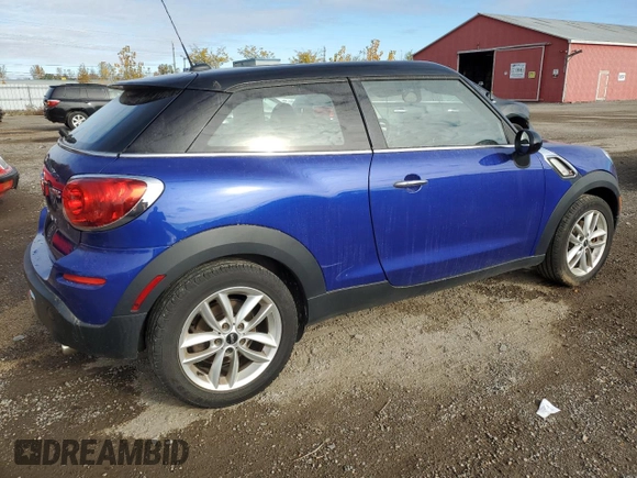 2013 MINI Paceman z VIN WMWSS1C58DWN93901, wystawiony jako Copart lot #77044034 z przebiegiem 189 375 mil mil oraz Czysty tytuł • Clean title. Historia ofert i sprzedaży dostępna na DreamBid. Obrazek 3.