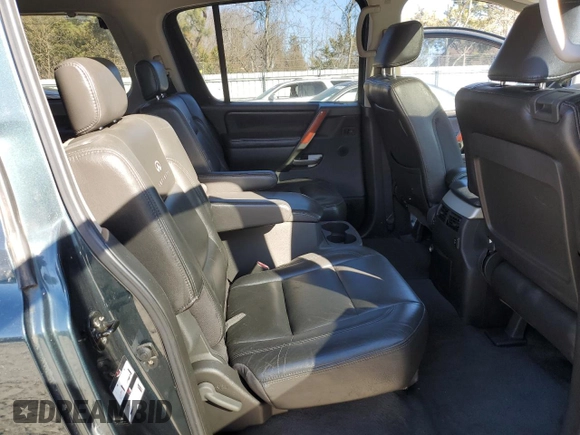 2005 Infiniti QX56 with VIN 5N3AA08A65N805075, listed as a Copart auction lot 43147485 with 110,750 mi miles and Salvage Title. Bid and sale history available at carsss.com. Image 11.
