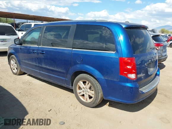2011 Dodge Grand Caravan Crew with VIN 2D4RN5DG1BR711795, listed as a IAAI auction lot 42202899 with 185,524 mi miles and . Bid and sale history available at DreamBid. Image 3.