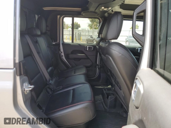 2021 Jeep Gladiator Rubicon with VIN 1C6JJTBG4ML534725, listed as a Copart auction lot 53990494 with 37,478 mi miles and Salvage title. Bid and sale history available at DreamBid. Image 10.