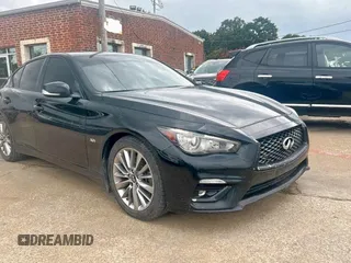 2018 Infiniti Q50 Luxe with VIN JN1EV7AP2JM357804, listed as a Copart auction lot 63931465 with 170,382 mi miles and Clean title. Bid and sale history available at DreamBid. Image 1.