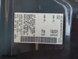 2016 Nissan Altima 2.5 SL with VIN 1N4AL3AP5GC116317, listed as a IAAI auction lot 41769093 with 279,622 mi miles. Bid and sale history available at carsss.com. Image 9.