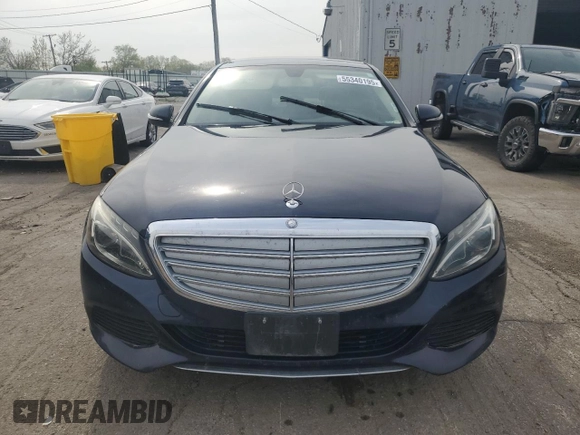 2015 Mercedes-Benz C 300 Luxury with VIN 55SWF4KB7FU081506, listed as a Copart auction lot 55340195 with 140,231 mi miles and Clean Title. Bid and sale history available at carsss.com. Image 5.