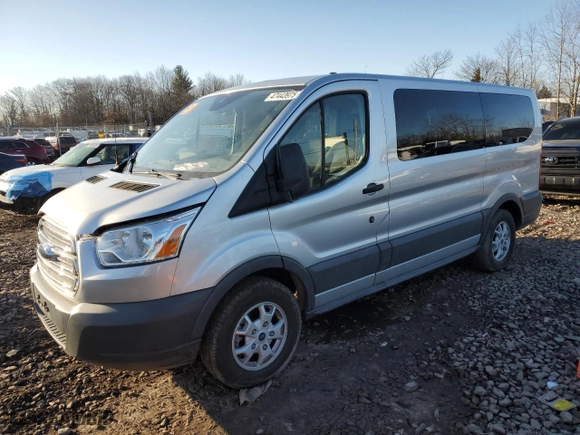 2015 Ford Transit Wagon XL with VIN 1FMZK1YM6FKA91704, listed as a Copart auction lot 47443975 with 169,342 mi miles and Salvage Title. Bid and sale history available at carsss.com. Image 1.