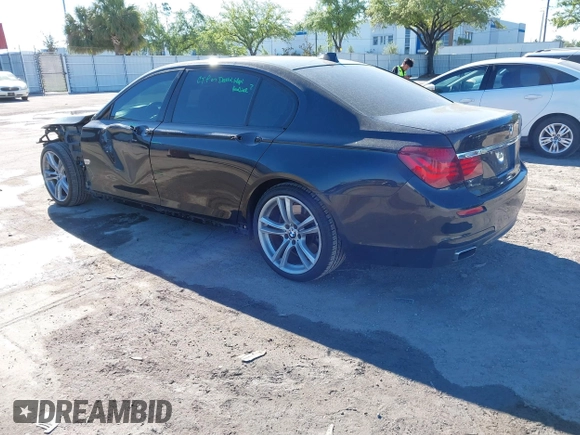2014 BMW 7 Series ALPINA B7 with VIN WBAYE8C54ED135280, listed as a IAAI auction lot 41808186 with 76,786 mi miles. Bid and sale history available at carsss.com. Image 3.