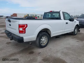 2019 Ford F-150 XL with VIN 1FTMF1CB8KKC91003, listed as a IAAI auction lot 41333214 with 50,160 mi miles. Bid and sale history available at carsss.com. Image 4.