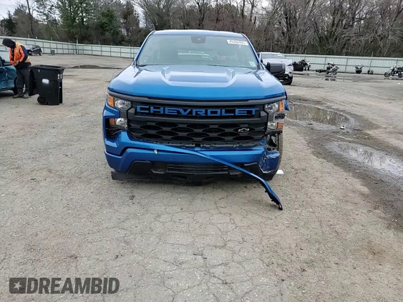 2022 Chevrolet Silverado 1500 Work Truck with VIN 3GCNAAEK3NG632724, listed as a Copart auction lot 45302405 with 38,129 mi miles and Salvage Title. Bid and sale history available at DreamBid. Image 11.