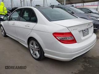 2009 Mercedes-Benz C-Class 3.5L Sport with VIN WDDGF56X89R063778, listed as a IAAI auction lot 42063607 with 107,733 mi miles. Bid and sale history available at carsss.com. Image 3.