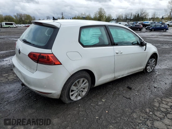 2015 Volkswagen Golf TSI S z VIN 3VW817AU7FM096092, wystawiony jako Copart lot #52014855 z przebiegiem 111 446 mil mil oraz Szkoda całkowita • Salvage title. Historia ofert i sprzedaży dostępna na DreamBid. Obrazek 3.