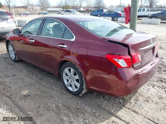 2007 Lexus ES 350 with VIN JTHBJ46G572053615, listed as a IAAI auction lot 41757900 with 107,588 mi miles. Bid and sale history available at carsss.com. Image 3.