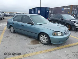 2000 Honda Civic LX with VIN 2HGEJ6571YH591699, listed as a IAAI auction lot 41799962 with 196,288 mi miles. Bid and sale history available at carsss.com. Image 1.