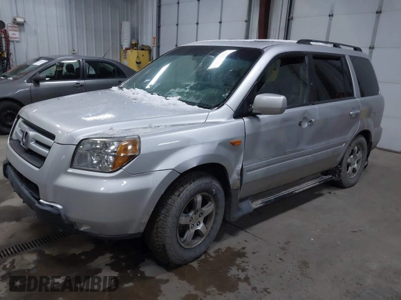 2007 Honda Pilot EX-L with VIN 2HKYF18607H511219, listed as a IAAI auction lot 41368619 with 270,722 mi miles and . Bid and sale history available at DreamBid. Image 2.