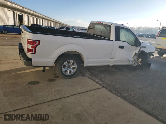 2019 Ford F-150 XL with VIN 1FTMF1CB9KKE58548, listed as a Copart auction lot 47403675 with 90,599 mi miles and Non repairable. Bid and sale history available at DreamBid. Image 3.