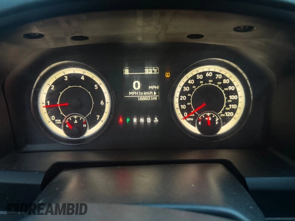 2018 Ram 1500 SLT with VIN 1C6RR7GT9JS332635, listed as a Copart auction lot 62611895 with 188,631 mi miles and Clean title. Bid and sale history available at DreamBid. Image 8.