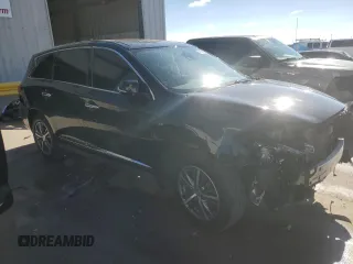 2020 Infiniti QX60 Luxe with VIN 5N1DL0MN0LC537321, listed as a Copart auction lot 48375095 with 87,702 mi miles and Salvage title. Bid and sale history available at DreamBid. Image 4.