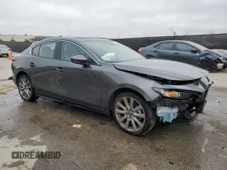 2023 Mazda 3 S Preferred with VIN 3MZBPACM7PM376417, listed as a Copart auction lot 42827385 with 17,690 mi miles and Non Repairable. Bid and sale history available at DreamBid. Image 4.