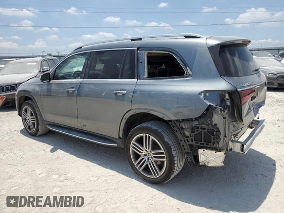 2020 Mercedes-Benz GLS 450 with VIN 4JGFF5KE7LA156089, listed as a Copart auction lot 60444304 with 39,864 mi miles and Salvage Title. Bid and sale history available at DreamBid. Image 2.