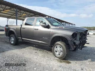 2021 Ram 2500 Laramie with VIN 3C6UR5FL5MG591697, listed as a Copart auction lot 44779435 with 37,736 mi miles and Salvage Title. Bid and sale history available at carsss.com. Image 4.