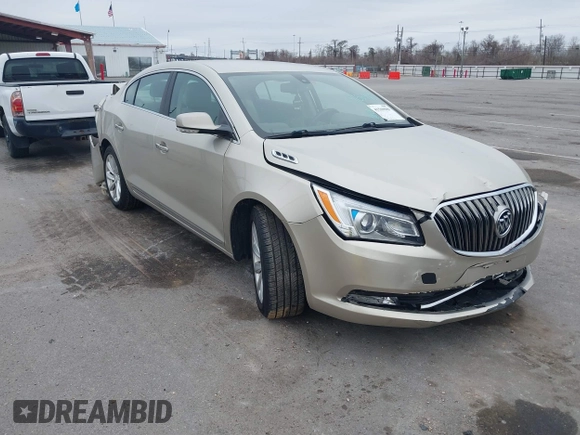 2014 Buick LaCrosse Leather with VIN 1G4GB5G31EF106205, listed as a IAAI auction lot 41569989 with 118,968 mi miles and . Bid and sale history available at DreamBid. Image 1.