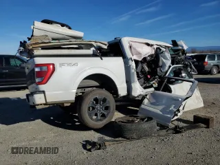 2023 Ford F-150 XL with VIN 1FTFW1E81PFA55626, listed as a Copart auction lot 88114635 with 0 mi miles and Salvage Title. Bid and sale history available at carsss.com. Image 3.