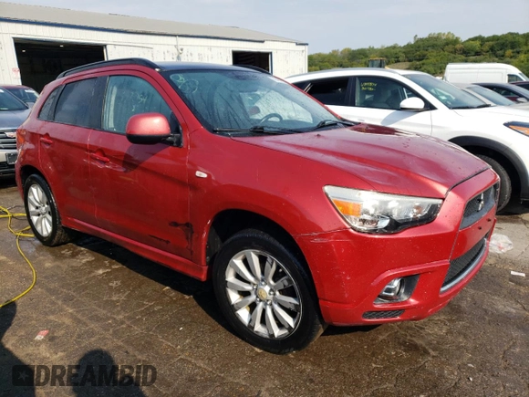 2011 Mitsubishi Outlander Sport SE with VIN JA4AP4AU6BZ014034, listed as a Copart auction lot 69460604 with 129,741 mi miles and Salvage Title. Bid and sale history available at carsss.com. Image 4.