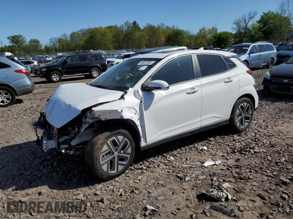 2023 Hyundai Kona SEL with VIN KM8K33AG2PU190203, listed as a Copart auction lot 54922635 with Not Provided miles and Non Repairable. Bid and sale history available at carsss.com. Image 1.