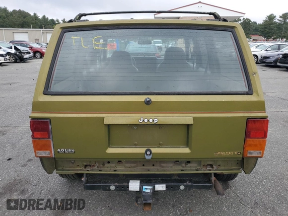 1996 Jeep Cherokee Sport with VIN 1J4FJ68S9TL291661, listed as a Copart auction lot 71968934 with 139,695 mi miles and Salvage Title. Bid and sale history available at carsss.com. Image 6.