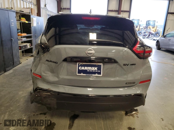 2023 Nissan Murano SV z VIN 5N1AZ2BS6PC131961, wystawiony jako Copart lot #84822304 z przebiegiem 16 813 mil mil oraz Szkoda całkowita • Salvage title. Historia ofert i sprzedaży dostępna na DreamBid. Obrazek 6.