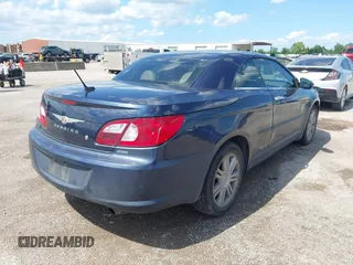 2008 Chrysler Sebring Limited with VIN 1C3LC65M88N639250, listed as a IAAI auction lot 42435275 with 98,163 mi miles and . Bid and sale history available at DreamBid. Image 4.