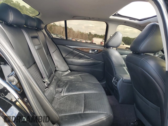 2017 Infiniti Q50 Red Sport 400 with VIN JN1FV7AR4HM871301, listed as a Copart auction lot 70088934 with 11,803 mi miles and Salvage Title. Bid and sale history available at carsss.com. Image 10.