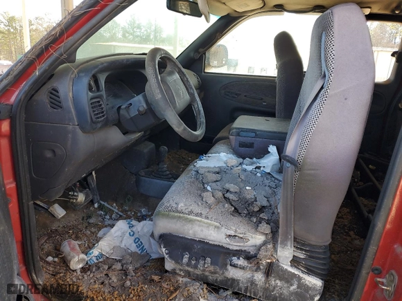 2000 Dodge Ram 1500 with VIN 3B7HF13Z8YG161348, listed as a Copart auction lot 41558035 with 0 mi miles and Salvage Title. Bid and sale history available at carsss.com. Image 7.