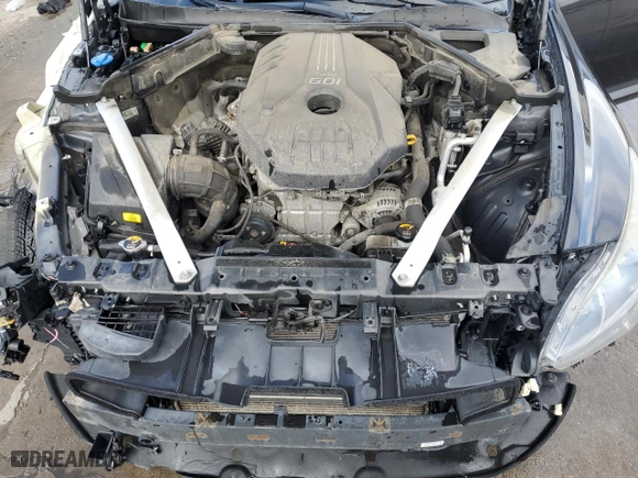 2018 Kia Stinger Premium with VIN KNAE25LA2J6028315, listed as a Copart auction lot 48574225 with 94,324 mi miles and Salvage Title. Bid and sale history available at carsss.com. Image 11.