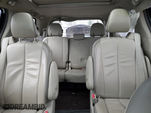 2012 Toyota Sienna XLE with VIN 5TDDK3DCXCS047104, listed as a Copart auction lot 53521335 with 184,269 mi miles and Clean Title. Bid and sale history available at DreamBid. Image 10.