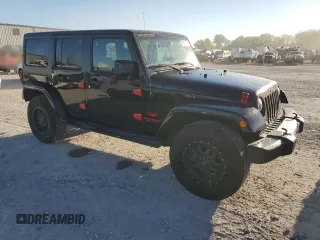 2015 Jeep Wrangler Unlimited Sahara with VIN 1C4BJWEG2FL690498, listed as a Copart auction lot 73598124 with 143,564 mi miles and Salvage Title. Bid and sale history available at carsss.com. Image 4.