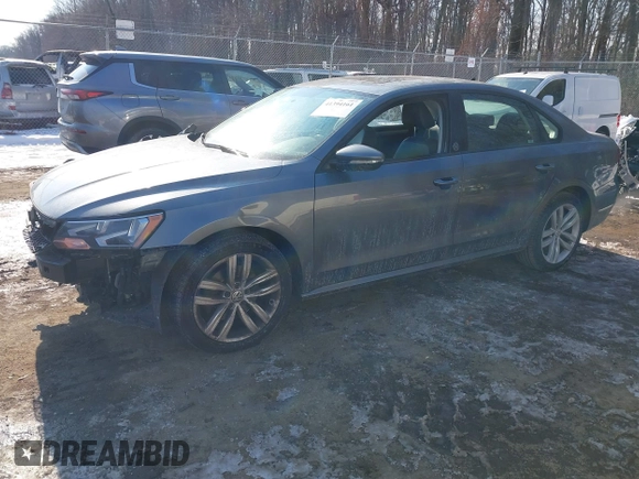 2019 Volkswagen Passat 2.0T Wolfsburg Edition with VIN 1VWLA7A37KC012589, listed as a IAAI auction lot 41394161 with 97,652 mi miles. Bid and sale history available at carsss.com. Image 17.