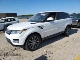 2017 Land Rover Range Rover Sport HSE with VIN SALWR2FV0HA153779, listed as a Copart auction lot 57673815 with 74,838 mi miles and Salvage title. Bid and sale history available at DreamBid. Image 1.