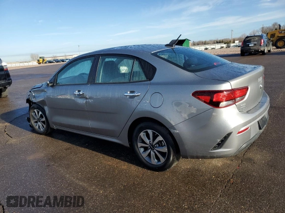 2023 Kia Rio S with VIN 3KPA24AD7PE568447, listed as a Copart auction lot 46667225 with 30,166 mi miles and Salvage Title. Bid and sale history available at carsss.com. Image 2.