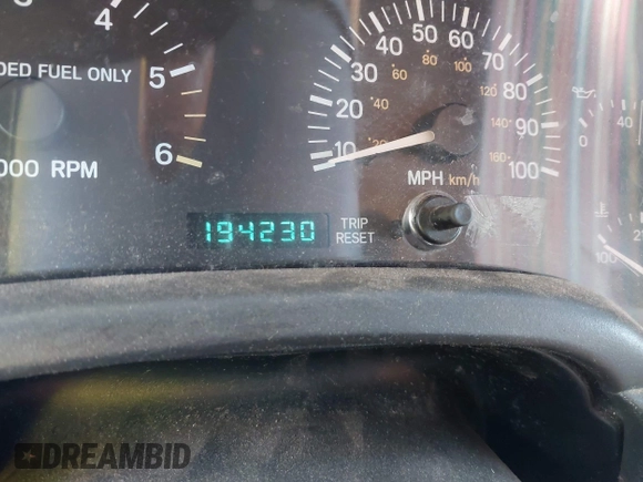 1999 Jeep Cherokee Sport with VIN 1J4FF68S2XL554452, listed as a IAAI auction lot 41930116 with 194,230 mi miles and . Bid and sale history available at DreamBid. Image 7.