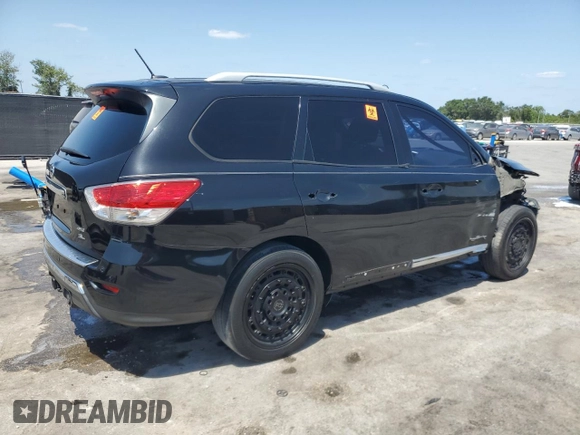 2015 Nissan Pathfinder SV with VIN 5N1AR2MM3FC606530, listed as a Copart auction lot 53937825 with 180,197 mi miles and Salvage Title. Bid and sale history available at carsss.com. Image 3.
