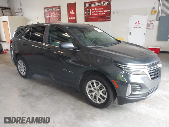 2023 Chevrolet Equinox LT с VIN 3GNAXJEG9PS168466, выставлен на аукционе IAAI как лот 42468270 с пробегом 80 032 миль миль и . История ставок и продаж доступна на DreamBid. Изображение 1.