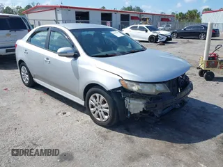 2012 Kia Forte EX with VIN KNAFU4A23C5584128, listed as a IAAI auction lot 41643361 with 187,775 mi miles. Bid and sale history available at carsss.com. Image 1.