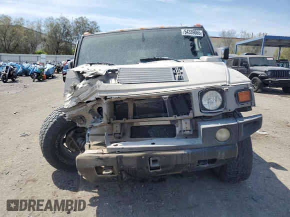 2005 Hummer H2 SUV z VIN 5GRGN23U45H118439, wystawiony jako Copart lot #54339065 z przebiegiem 382 791 mil mil oraz Szkoda całkowita • Salvage title. Historia ofert i sprzedaży dostępna na DreamBid. Obrazek 5.