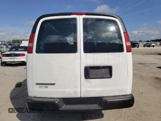 2008 Chevrolet Express Cargo Van with VIN 1GCGG25C581108063, listed as a Copart auction lot 44993455 with 463,245 mi miles and Clean Title. Bid and sale history available at carsss.com. Image 6.