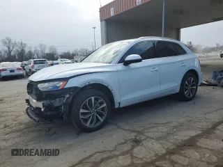 2021 Audi Q5 Premium with VIN WA1AAAFY0M2032763, listed as a Copart auction lot 50742395 with 50,511 mi miles and Salvage Title. Bid and sale history available at carsss.com. Image 1.