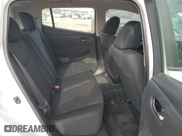 2015 Nissan LEAF SV with VIN 1N4AZ0CP1FC323120, listed as a Copart auction lot 50378055 with 26,612 mi miles and Salvage Title. Bid and sale history available at carsss.com. Image 10.