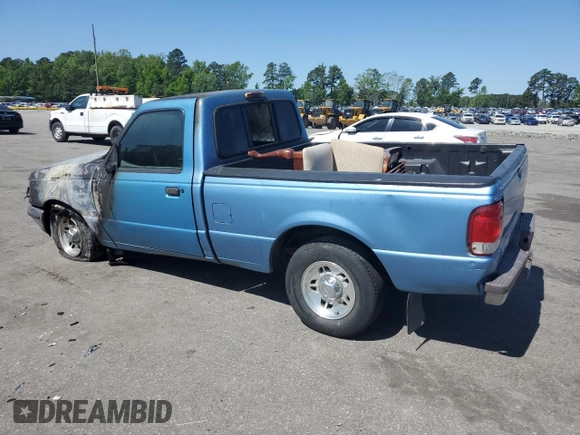 1997 Ford Ranger XLT with VIN 1FTCR10A2VUD26027, listed as a Copart auction lot 54623335 with Not provided miles and Salvage title. Bid and sale history available at DreamBid. Image 2.