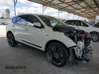 2022 Acura RDX w/A-Spec Package with VIN 5J8TC2H60NL011192, listed as a Copart auction lot 72188954 with 25,034 mi miles and Salvage Title. Bid and sale history available at carsss.com. Image 4.