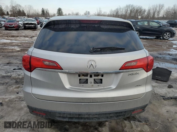 2013 Acura RDX with VIN 5J8TB4H38DL002503, listed as a Copart auction lot 48309265 with 157,928 mi miles and Salvage Title. Bid and sale history available at carsss.com. Image 6.